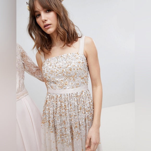 ombré sequin gown/bridesmaid dress - Picture 2 of 7